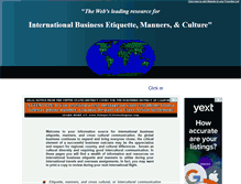 Tablet Screenshot of international-business-etiquette.com